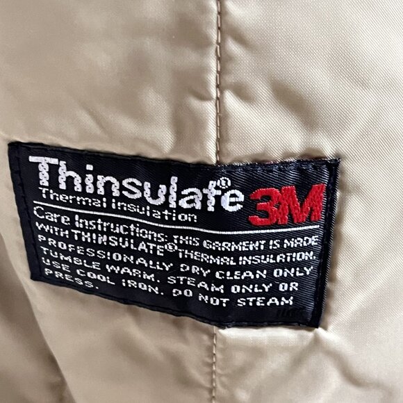 Vintage London Fog Trench Coat Womens 18WP Tan Thinsulate Insulation USA - Picture 6 of 9